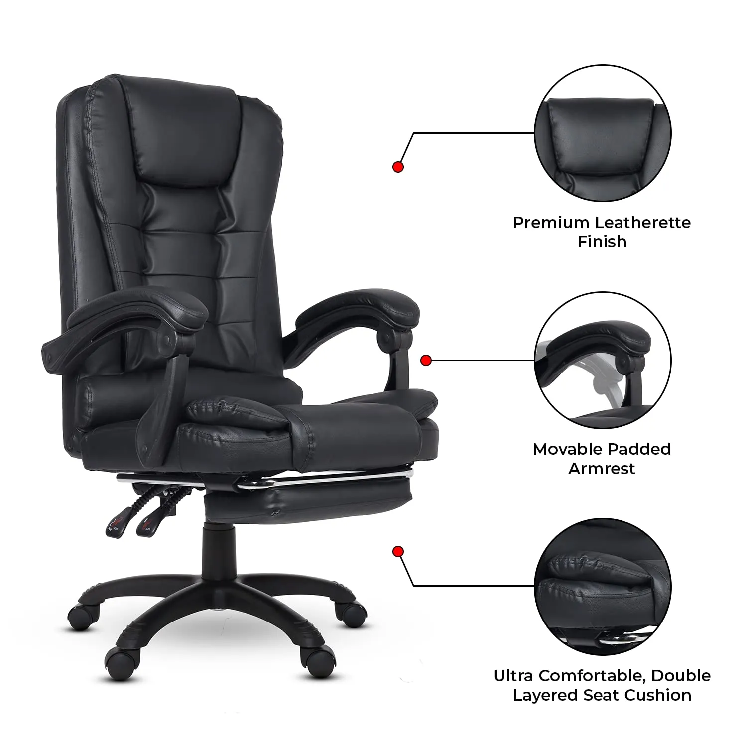 Green Soul Urbane Premium Leatherette Executive Chair