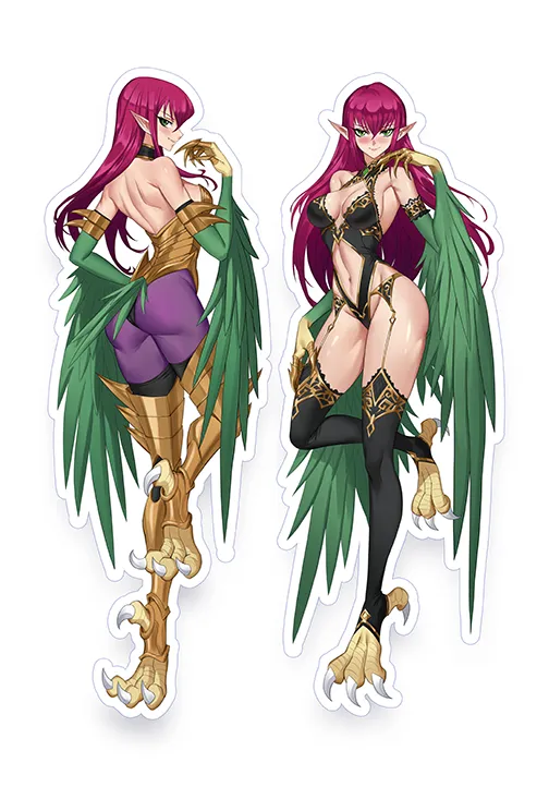 Harpy Body Pillow (Pillow Case Only)   Free Sticker Set