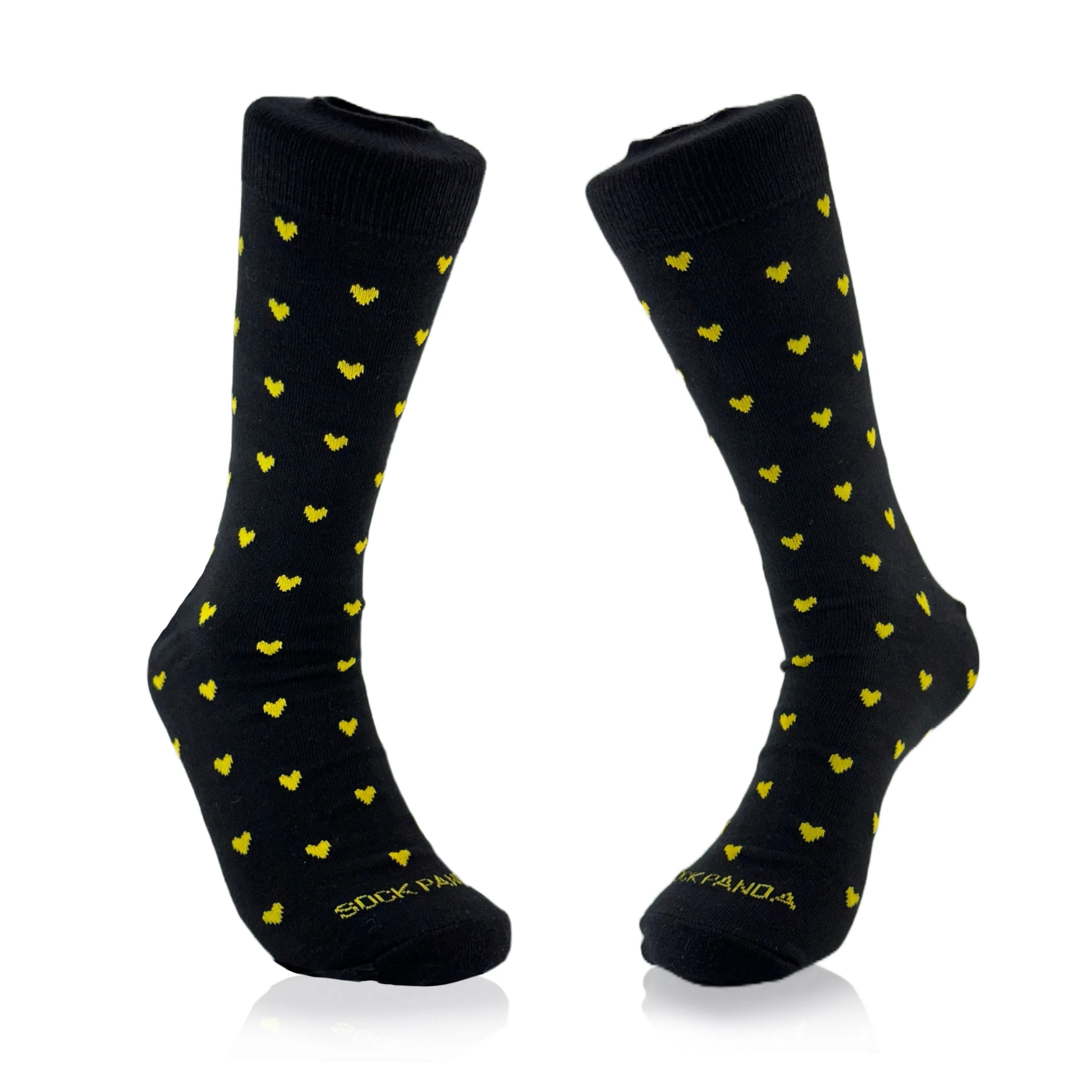Heart Patterned Socks from the Sock Panda (Adult Large - Men's Shoe Sizes 8-12)