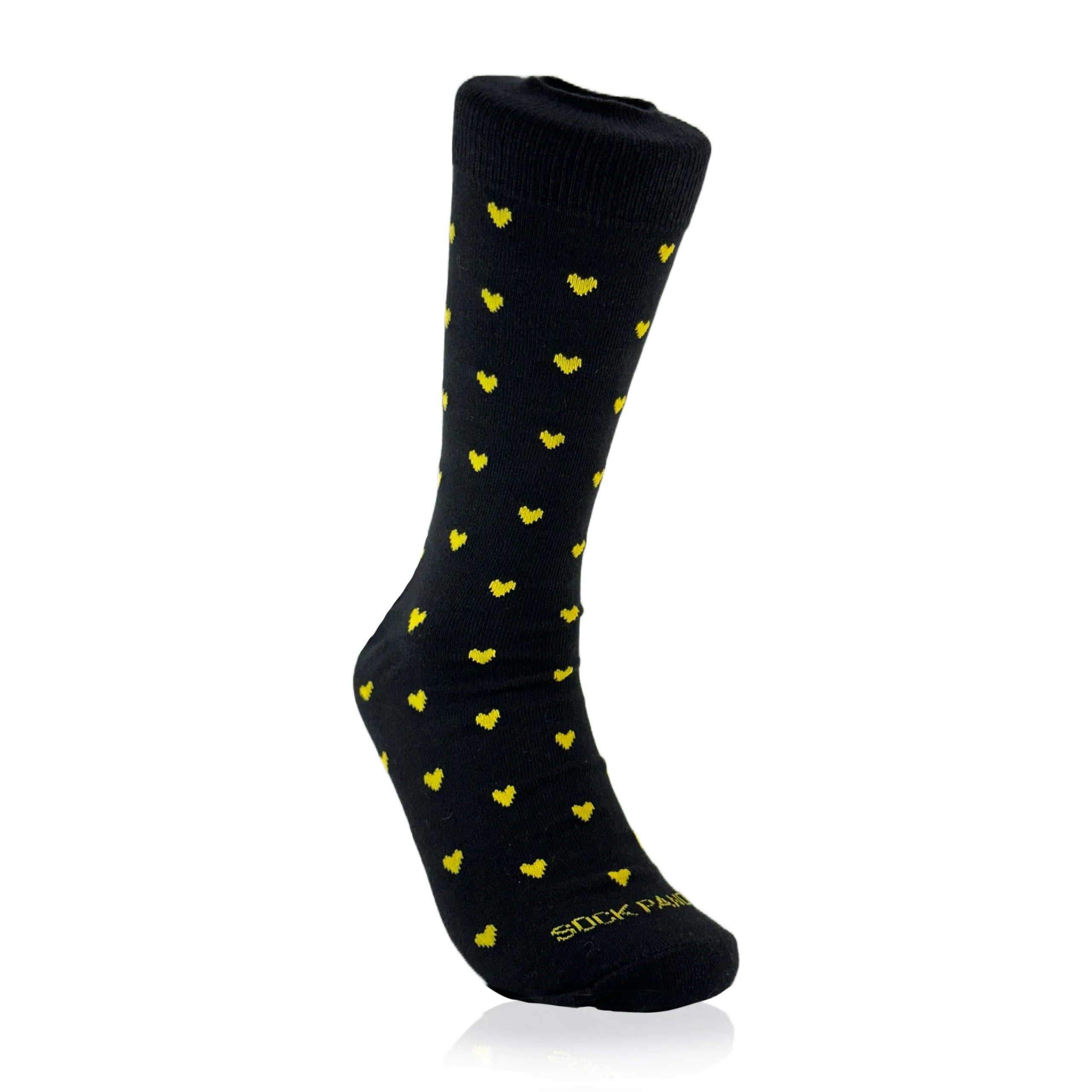 Heart Patterned Socks from the Sock Panda (Adult Large - Men's Shoe Sizes 8-12)