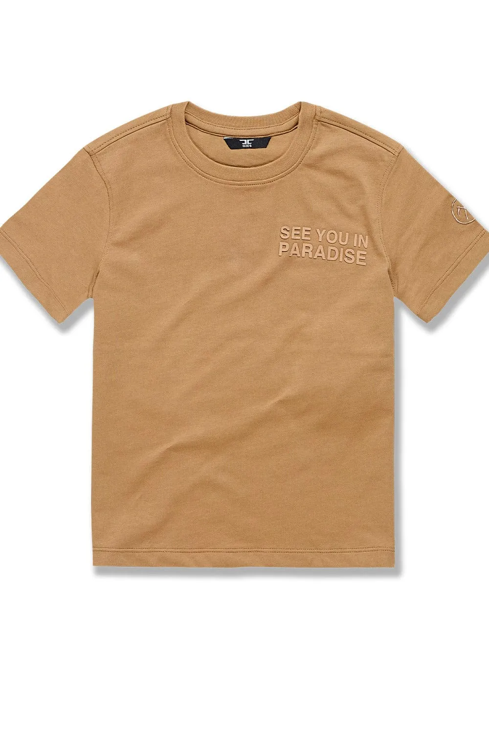 Kids Paradise Tonal T-Shirt (Mocha)