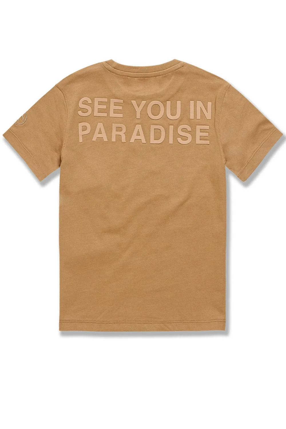 Kids Paradise Tonal T-Shirt (Mocha)