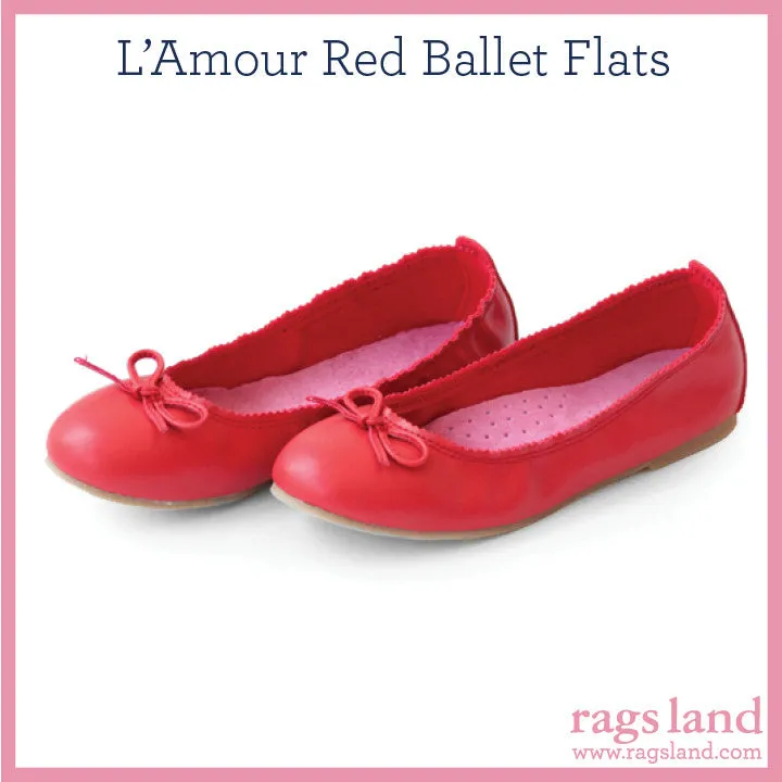 L'Amour Bow Ballet Flats
