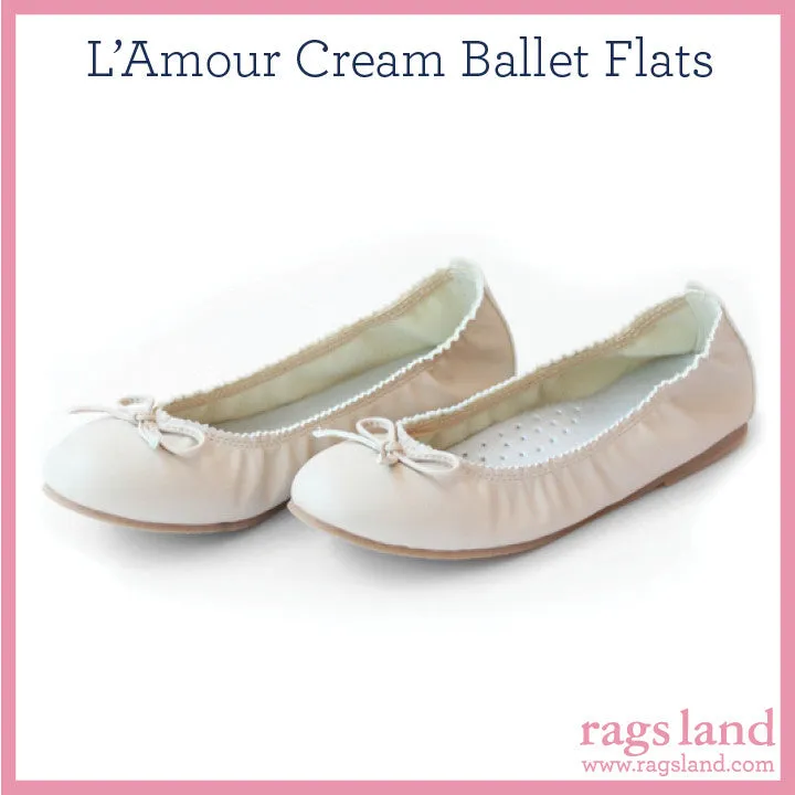 L'Amour Bow Ballet Flats