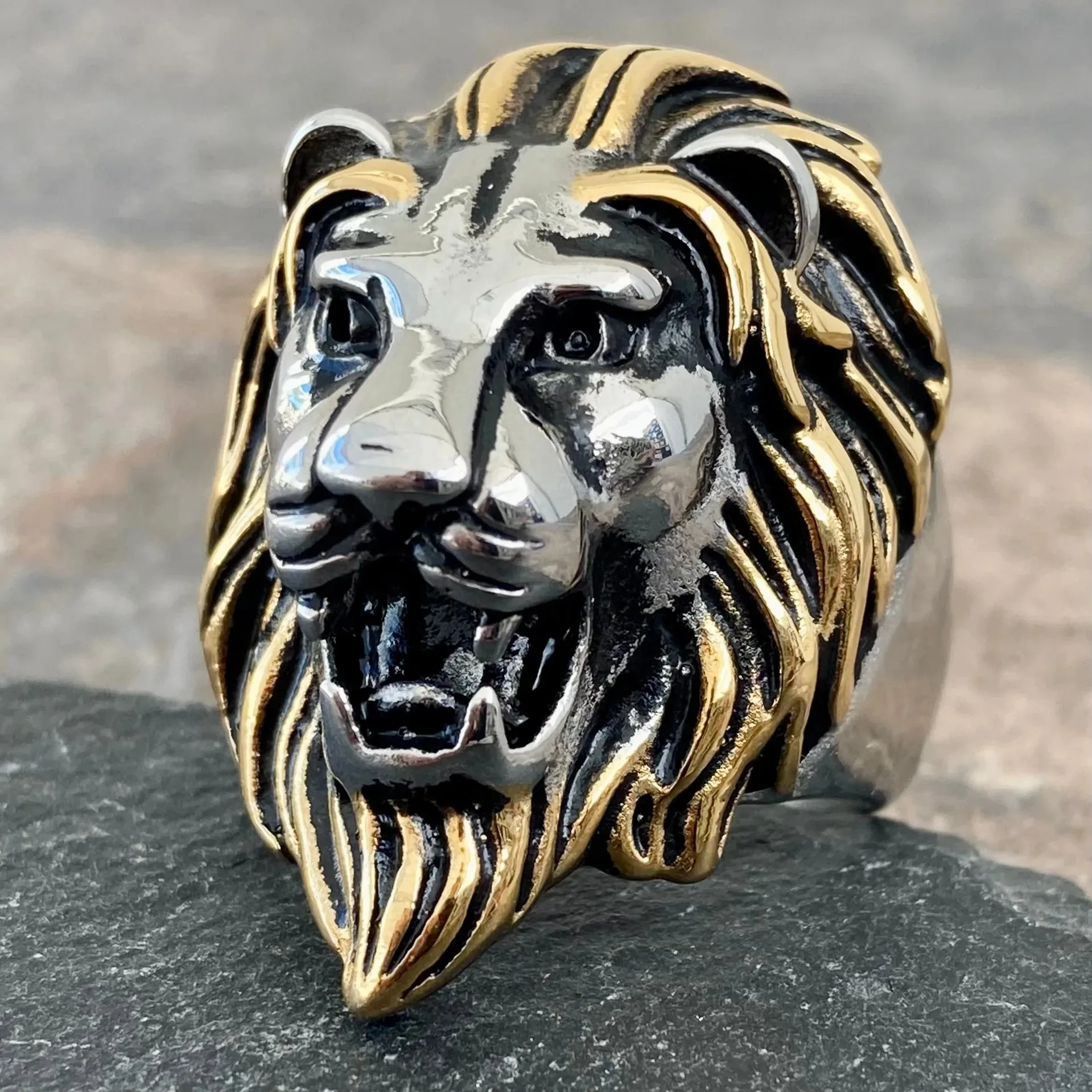 Lion Ring - "Leo the Golden" - R40