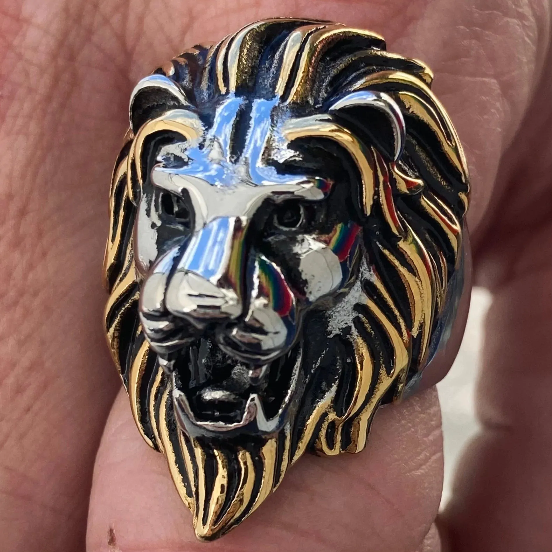 Lion Ring - "Leo the Golden" - R40