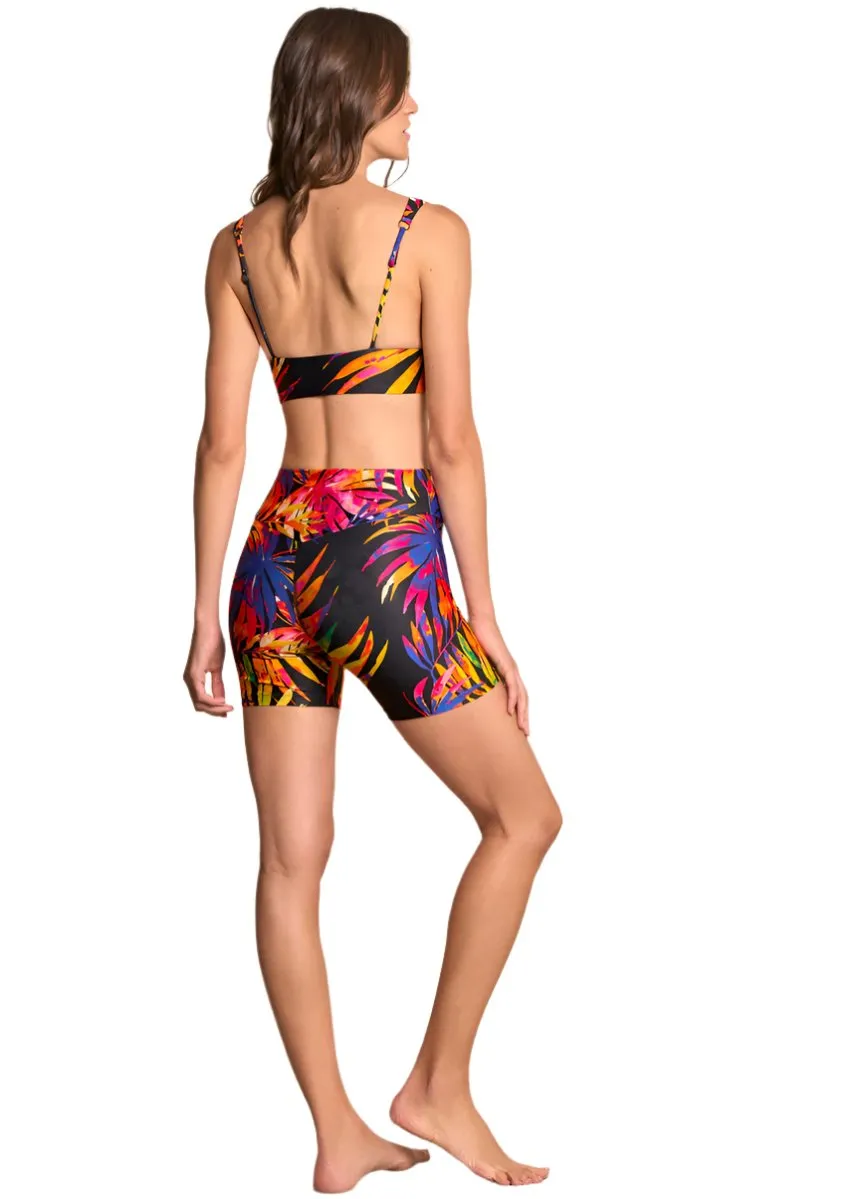 Maaji Midnight Tropics Genius High Rise Biker Short