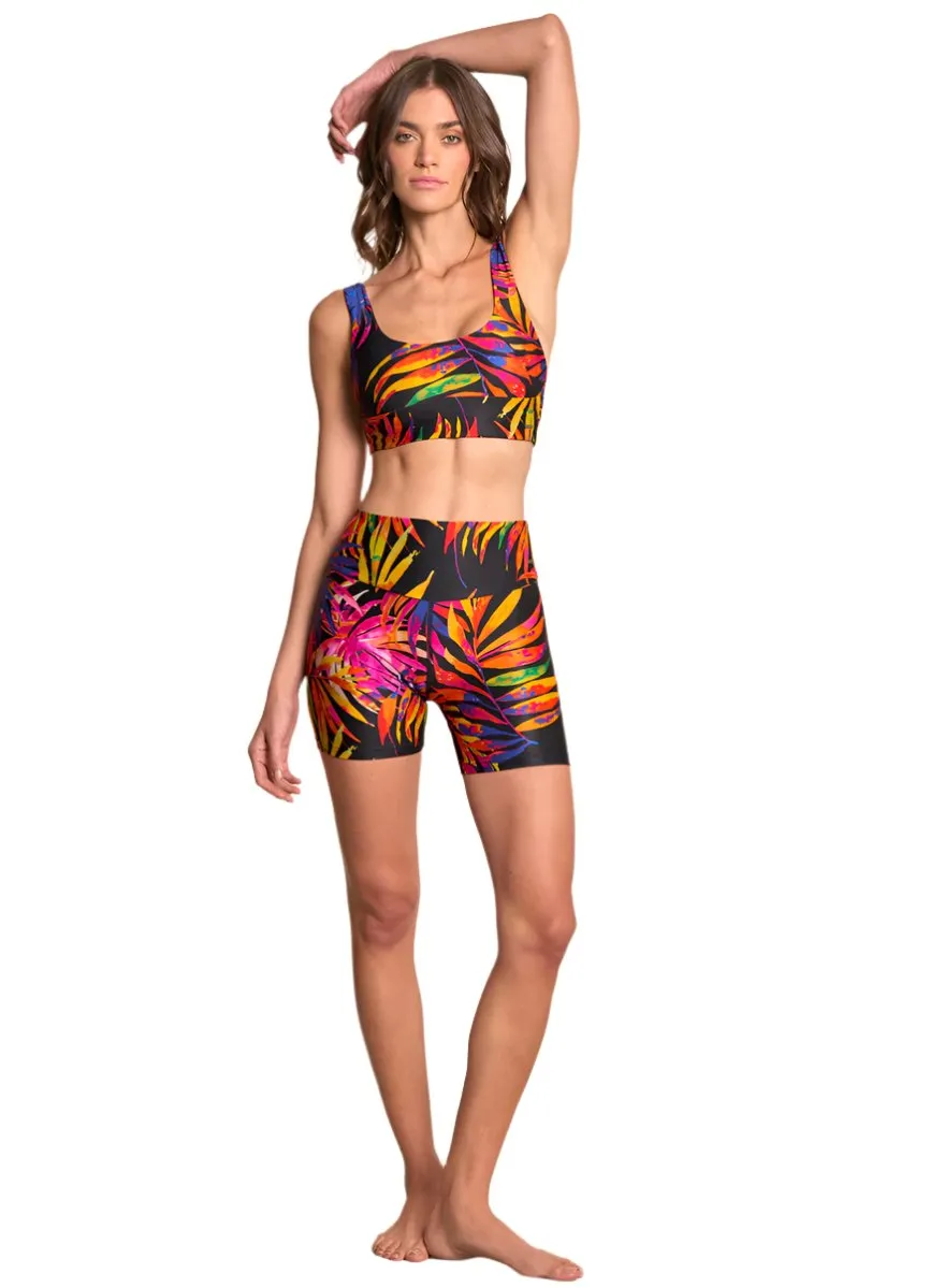 Maaji Midnight Tropics Genius High Rise Biker Short