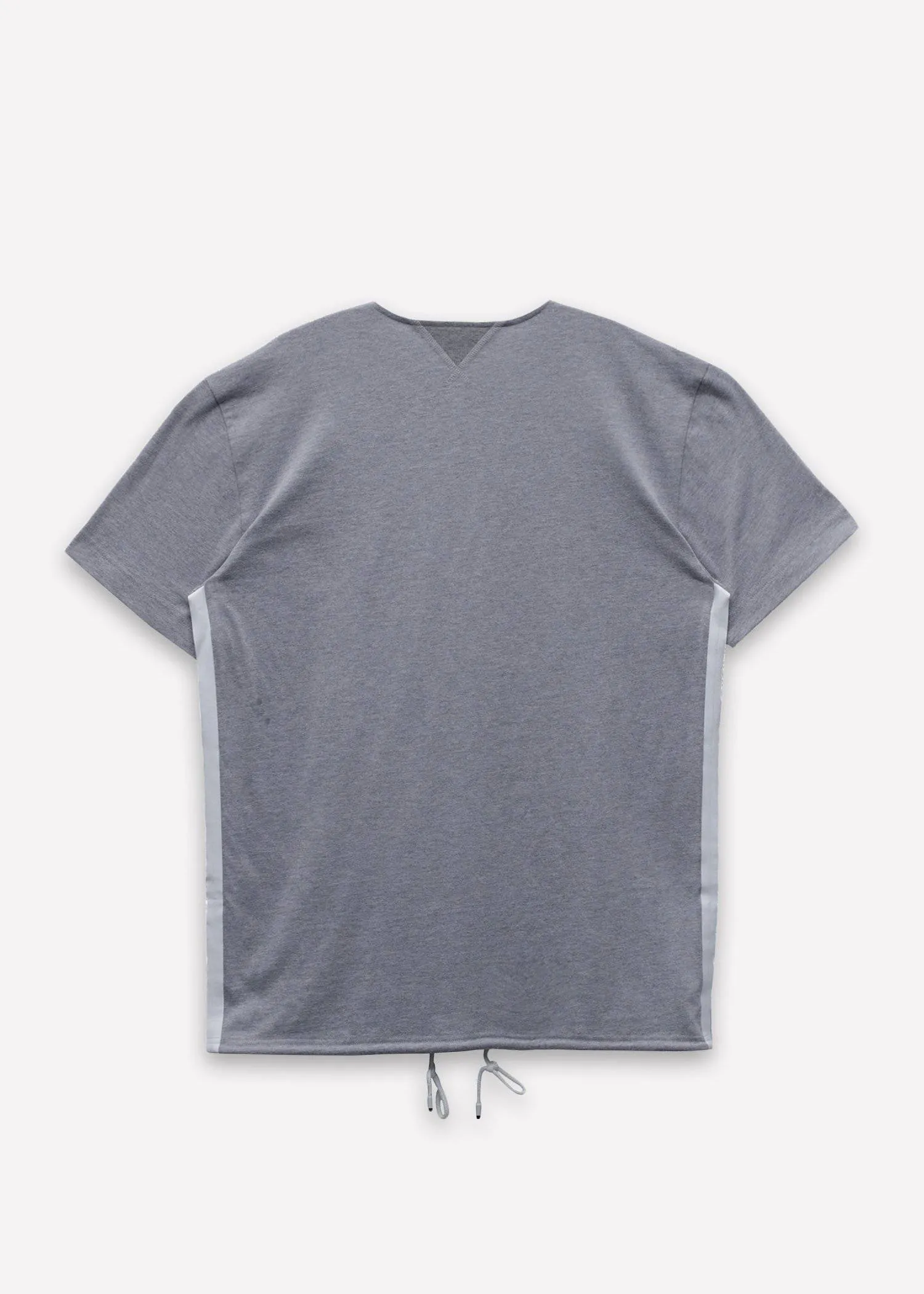 Men's Side Seam Tape Short Sleeve Tee in Heather Grey