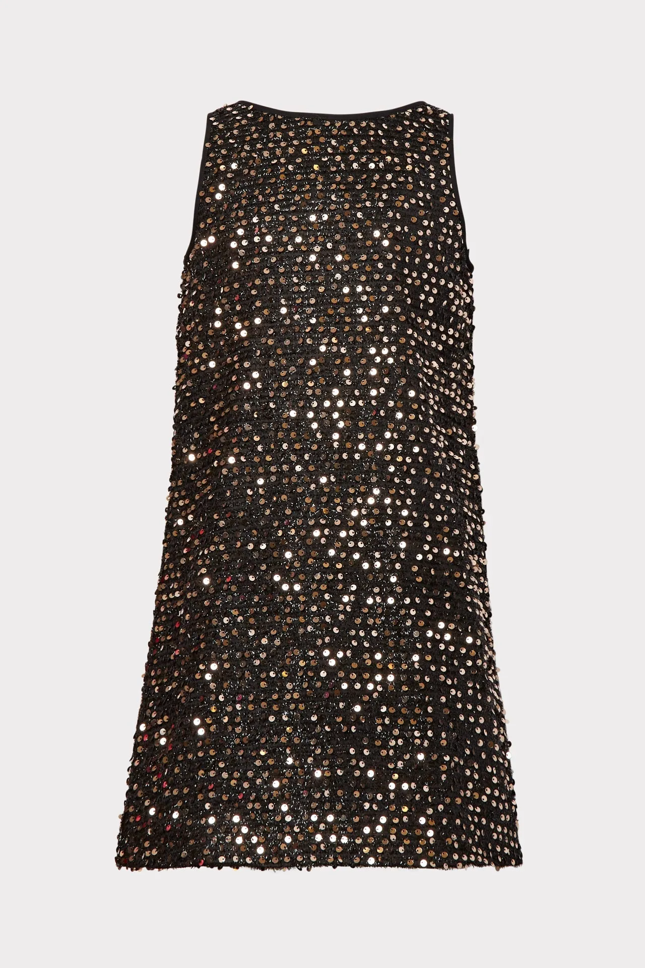Milly Minis Tinsel Sequins Angular Shift Dress