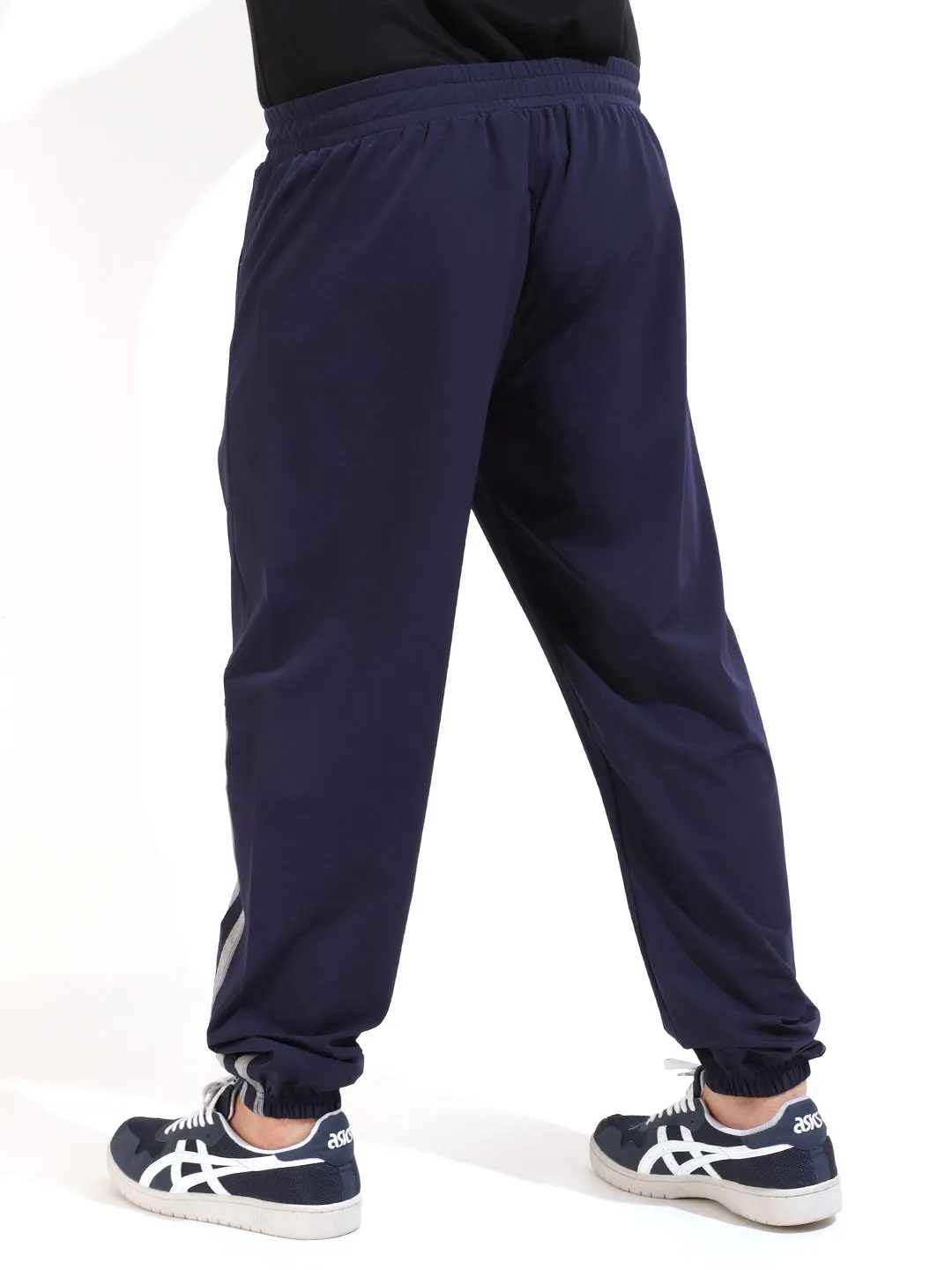 Navy Terry Lycra Trackpant