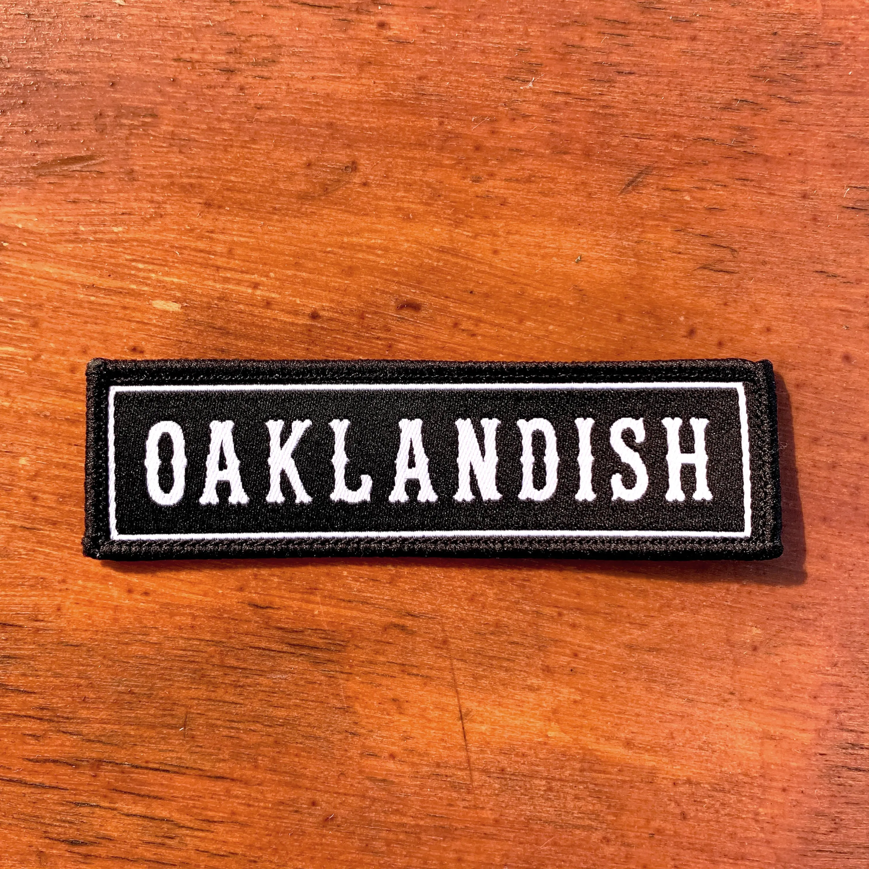Oaklandish Biker Patch