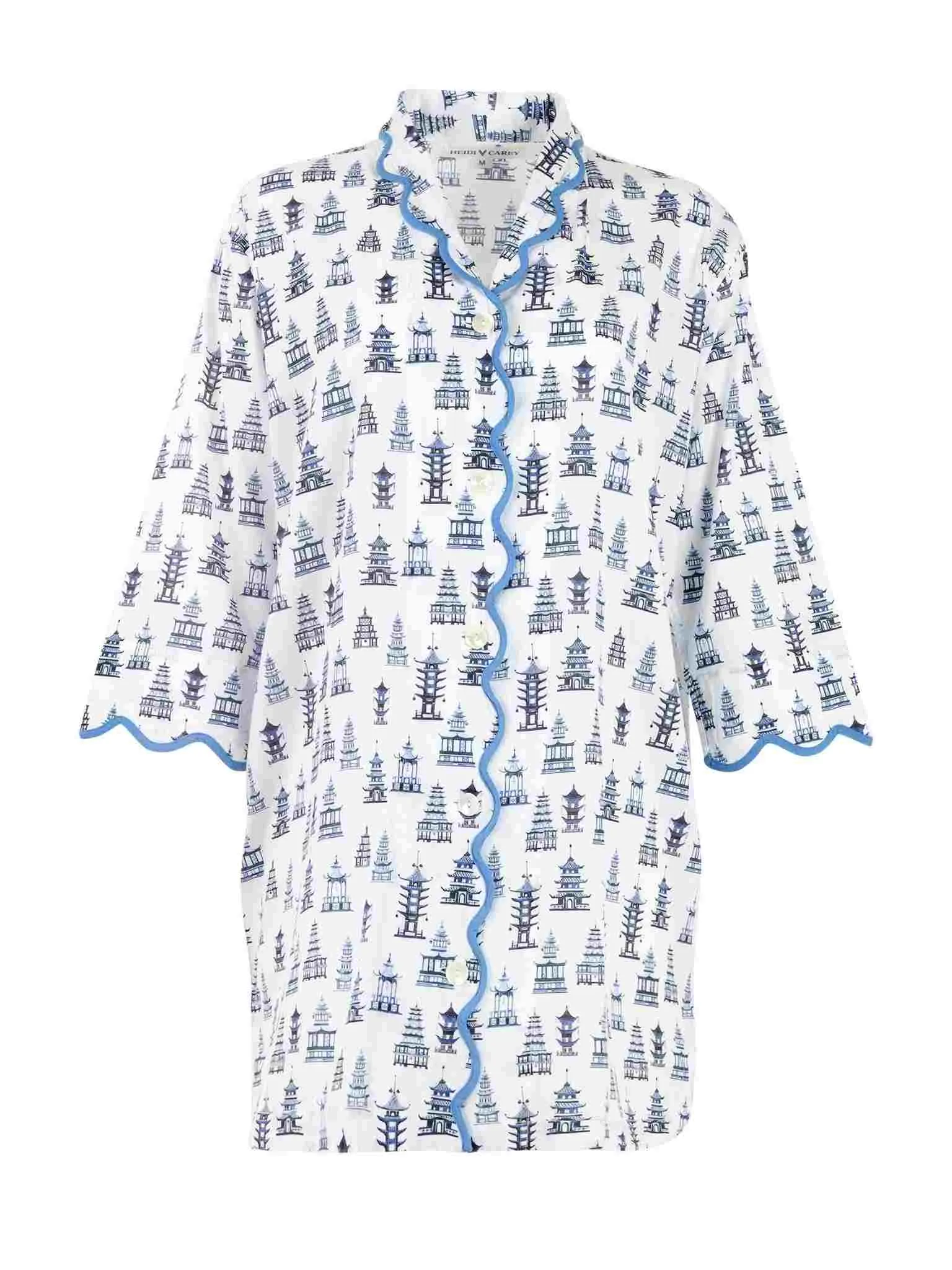 Pagoda Print Nightshirt