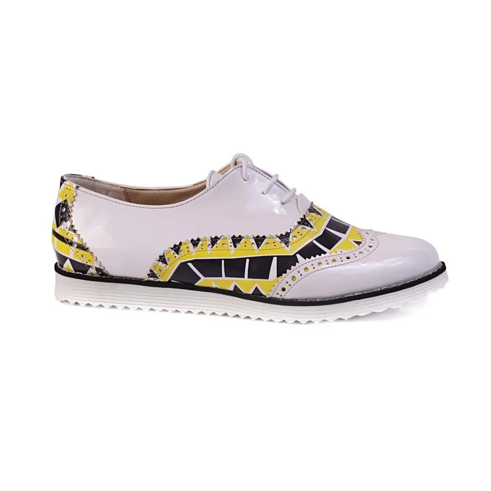 Pattern Oxford Shoes GNG301