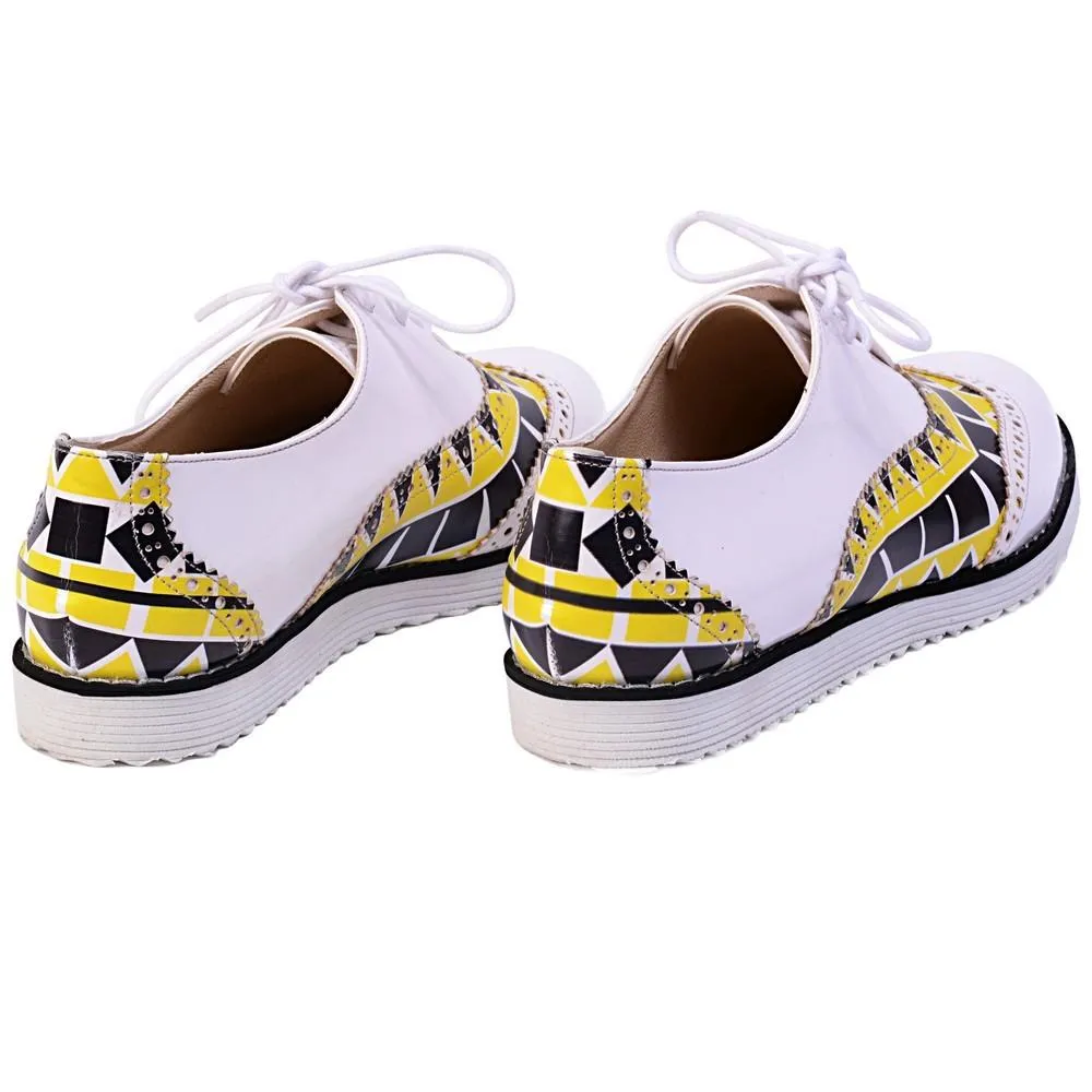 Pattern Oxford Shoes GNG301