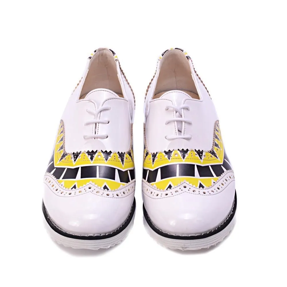 Pattern Oxford Shoes GNG301