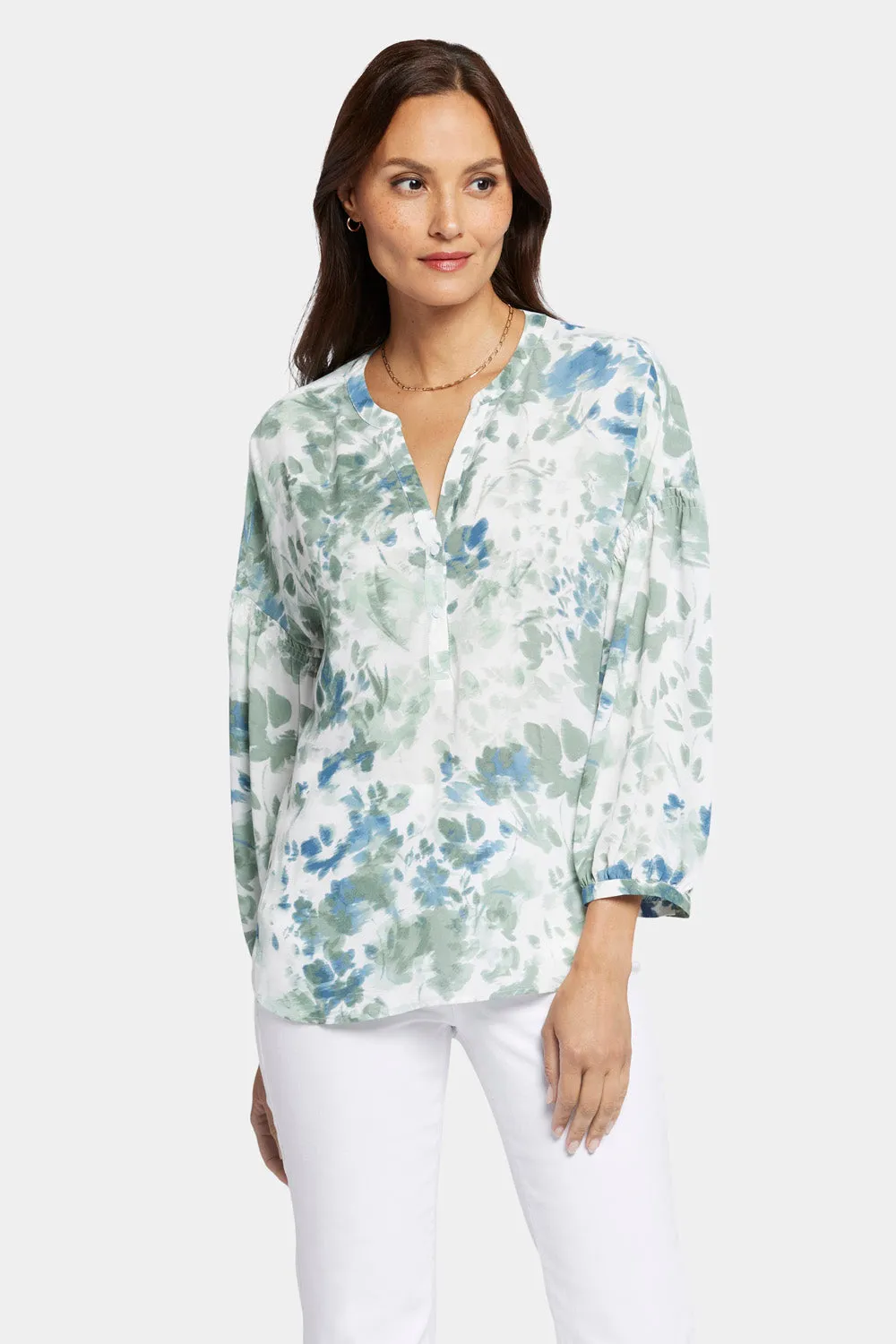 Paulina Peasant Blouse - Cape Malea