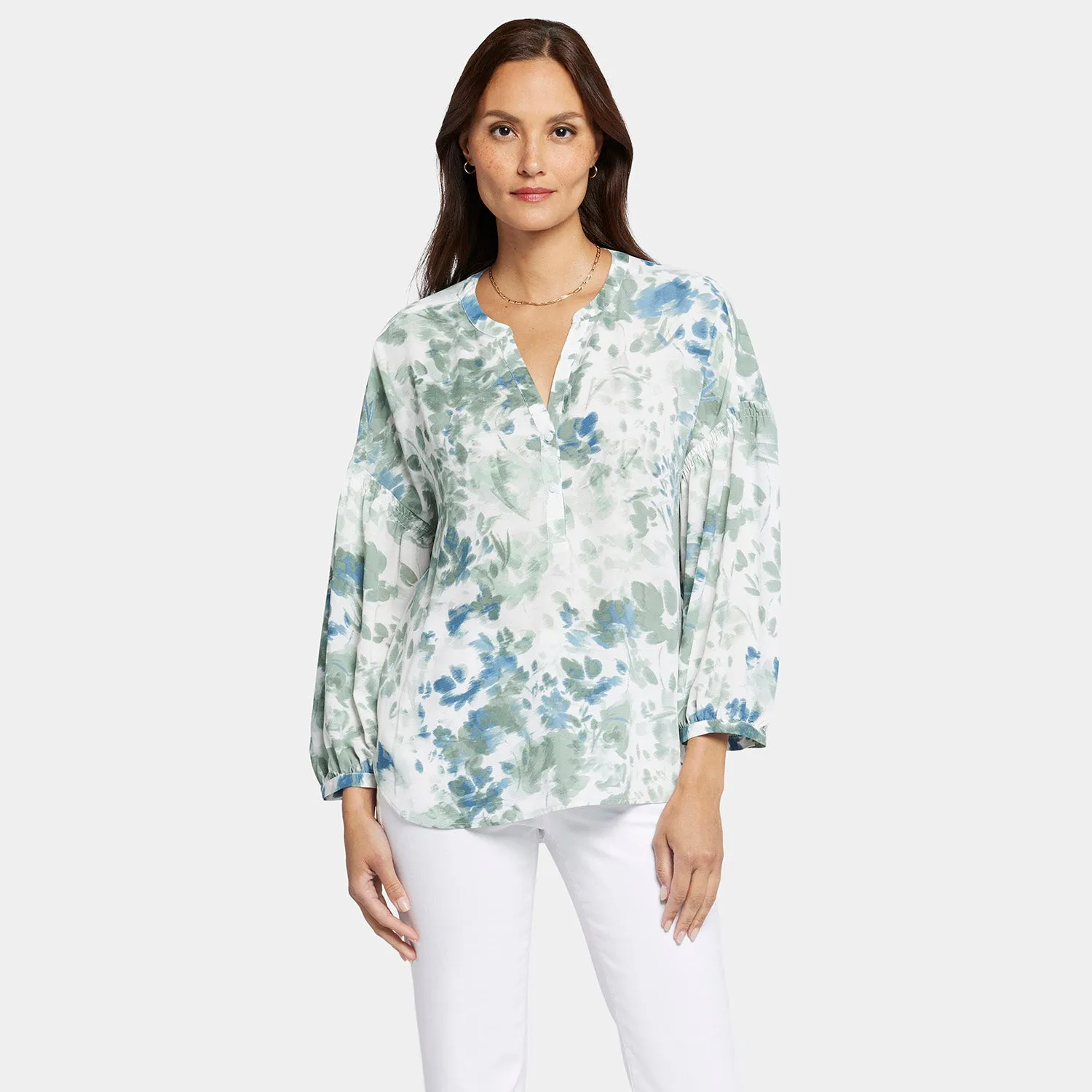 Paulina Peasant Blouse - Cape Malea