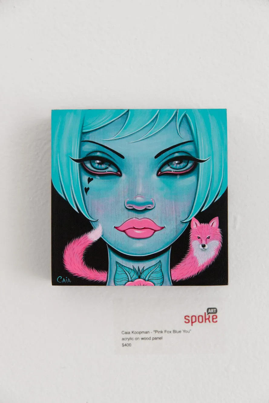 "Pink Fox Blue You"