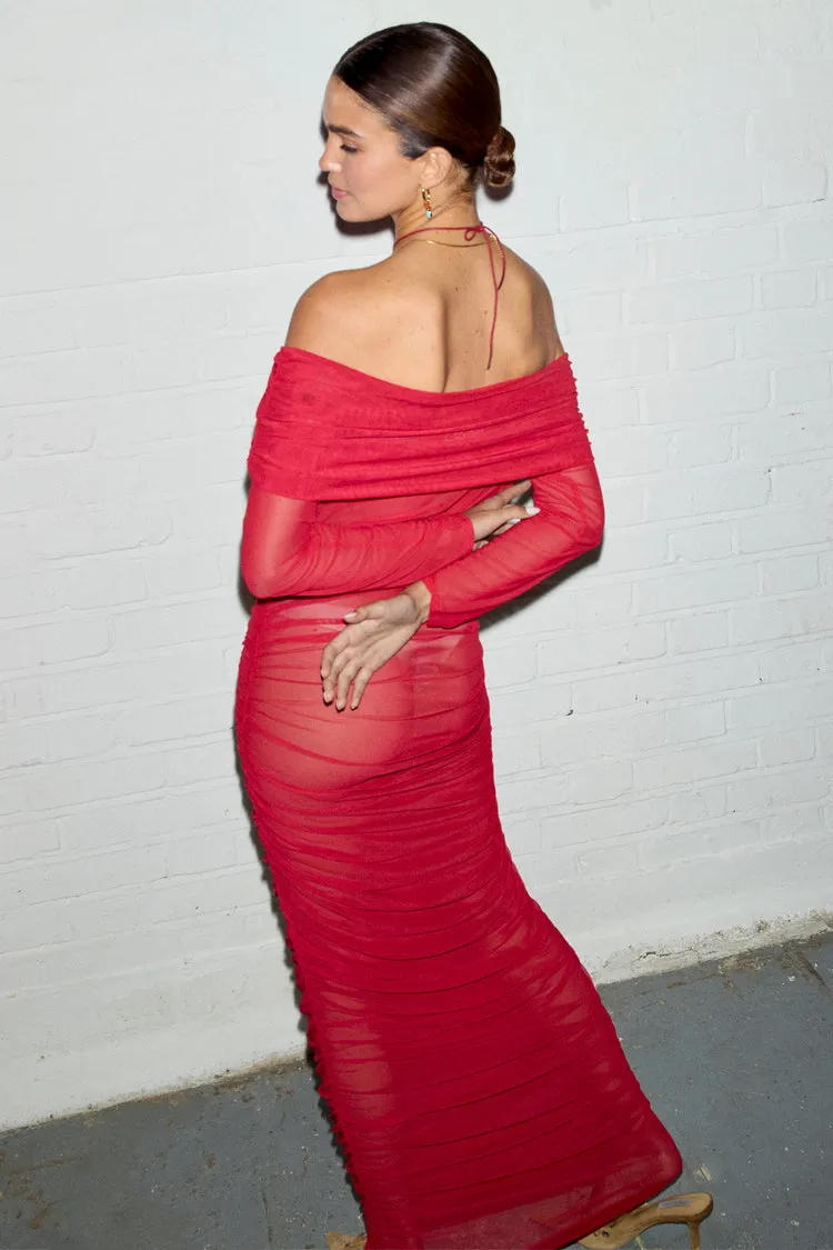 Red Diaz Dress