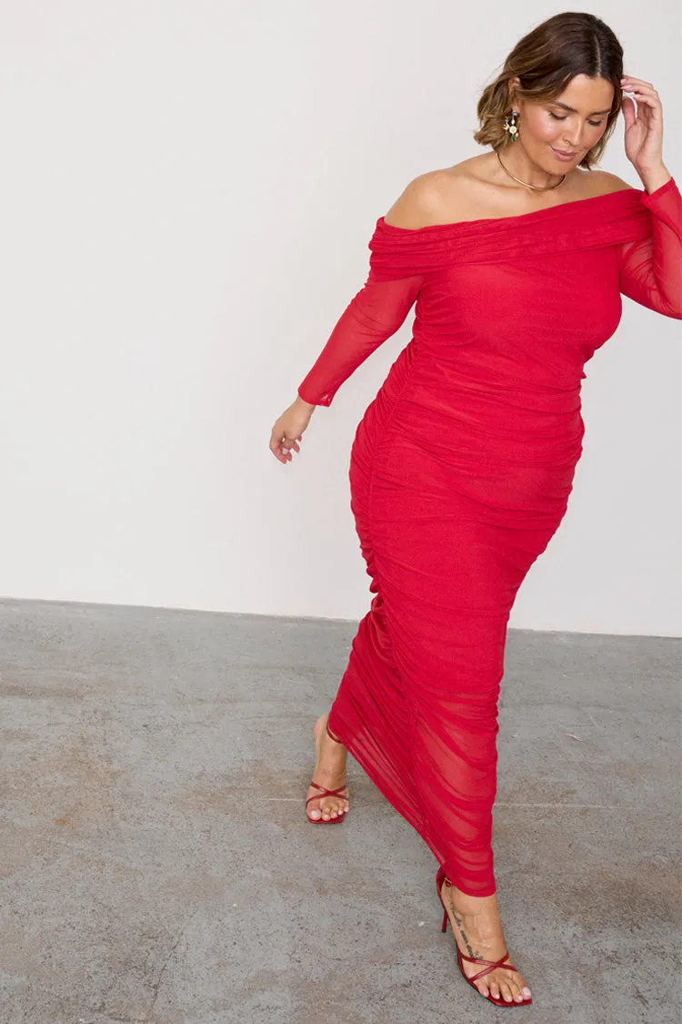 Red Diaz Dress