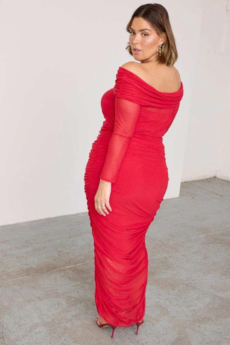 Red Diaz Dress