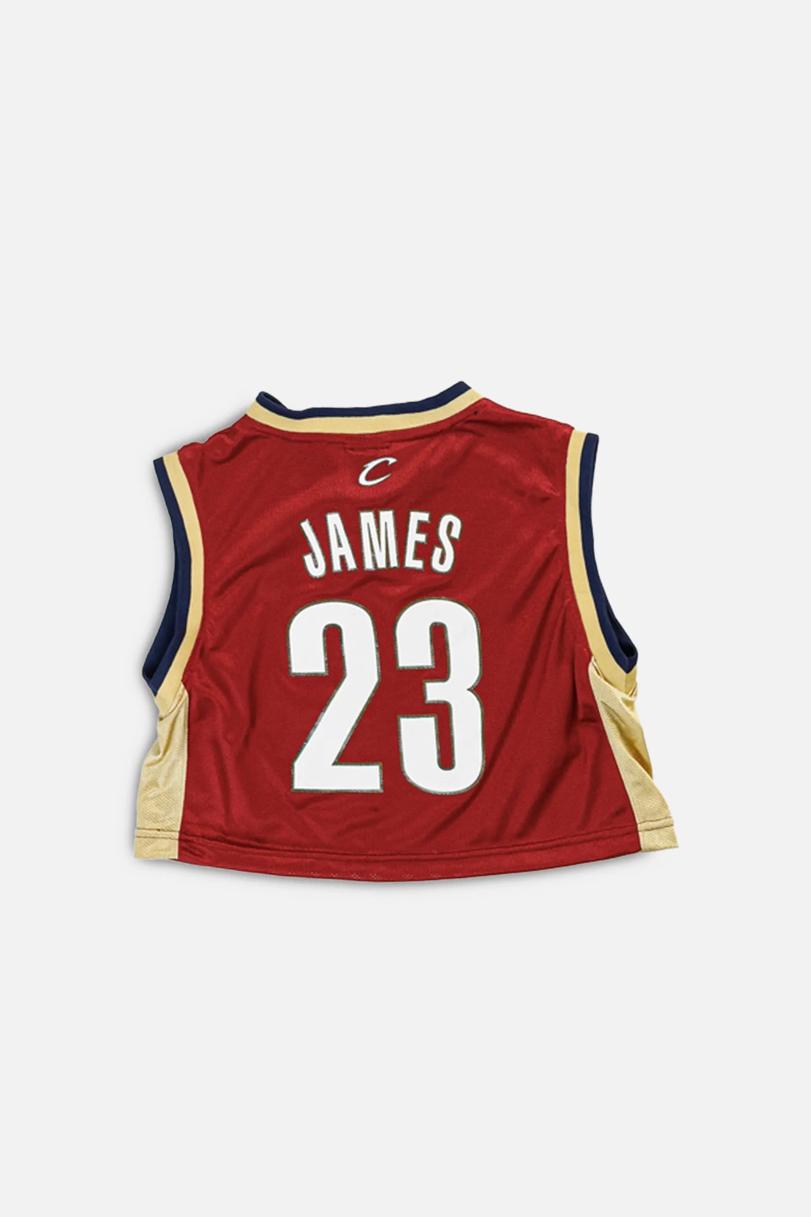 Rework Cleveland Cavaliers NBA Crop Jersey - S