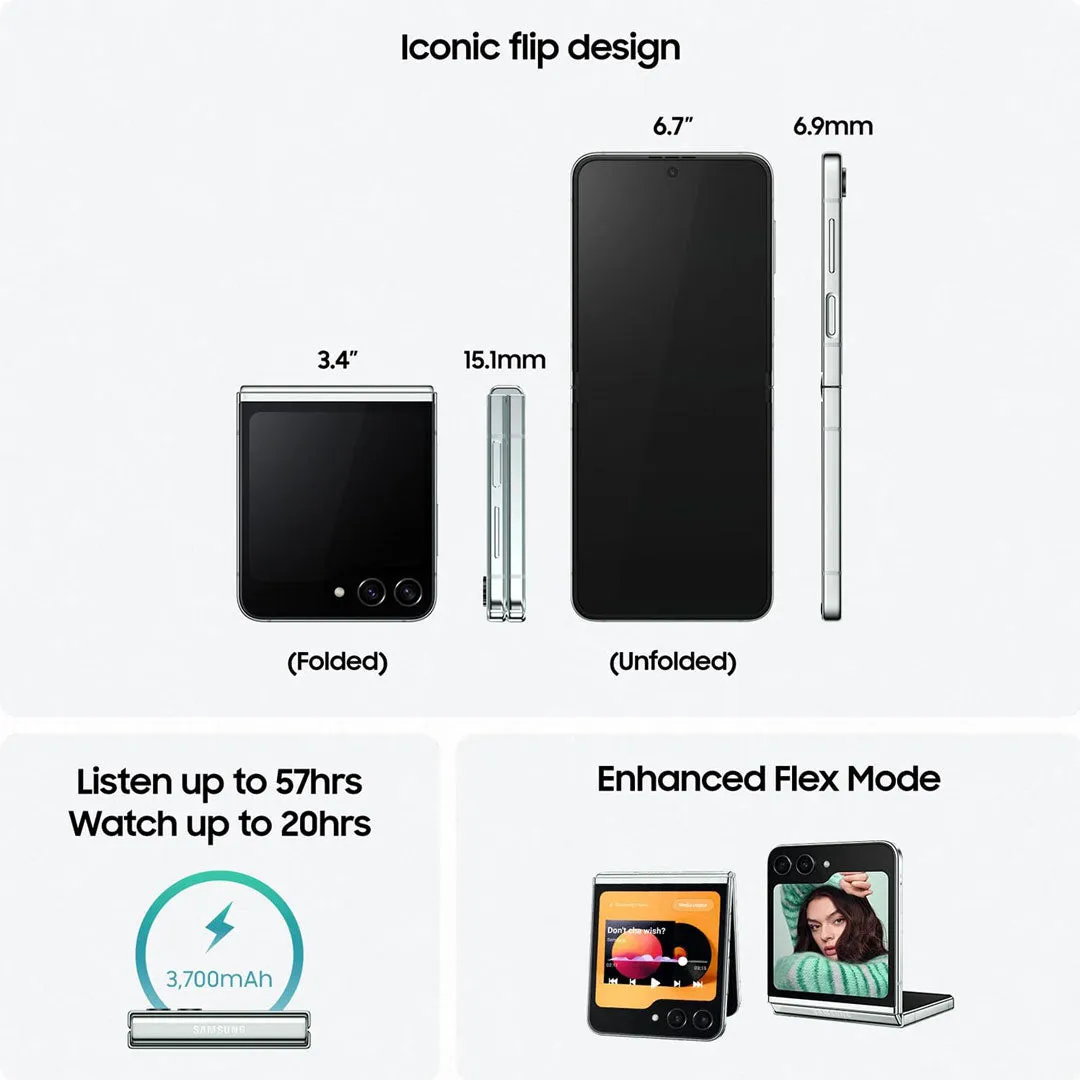 Samsung Galaxy Z Flip 5 8GB Ram, 512GB Storage