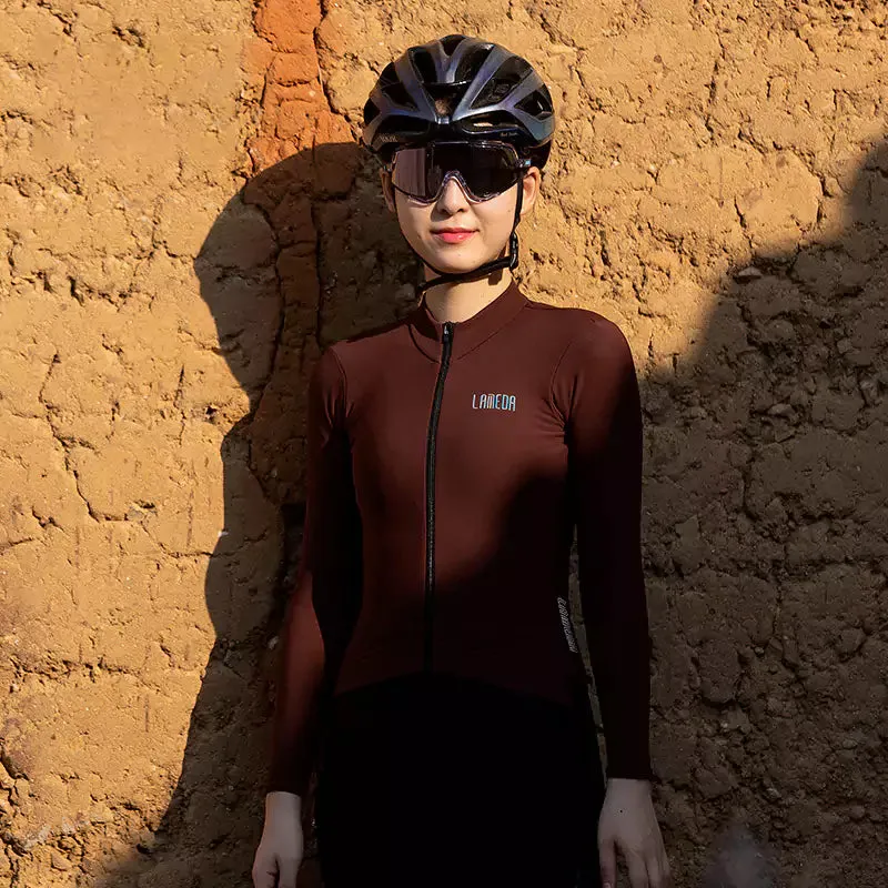 Sheen Unisex Fleeced Long Sleeve Winter Cycling Jersey Stylish