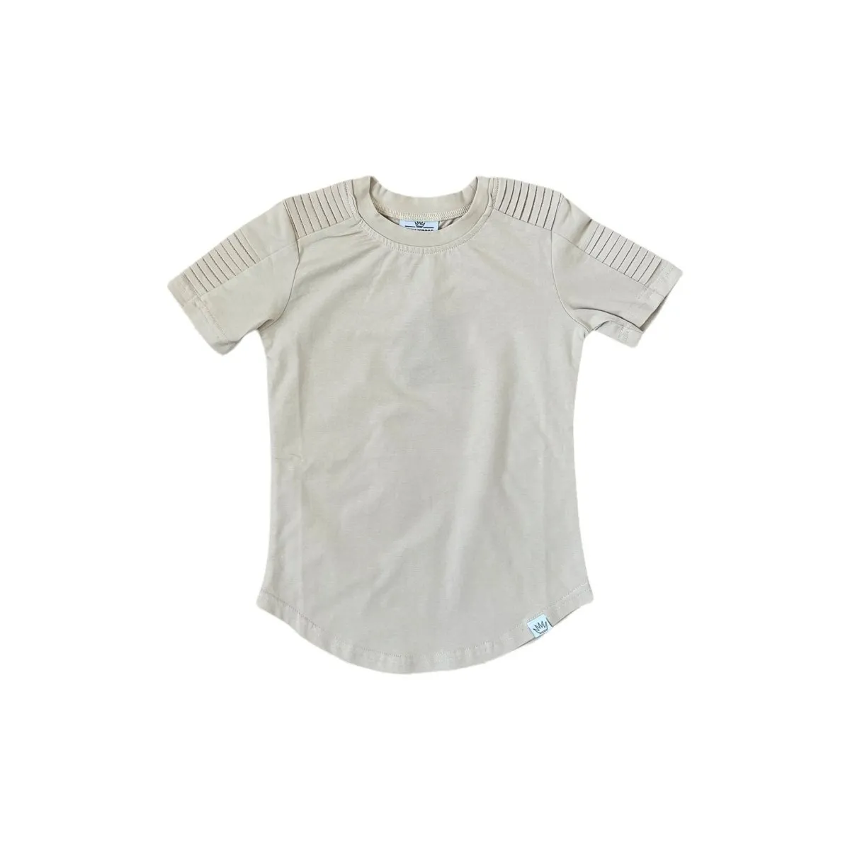 Short Sleeve Biker Shirt- Oat