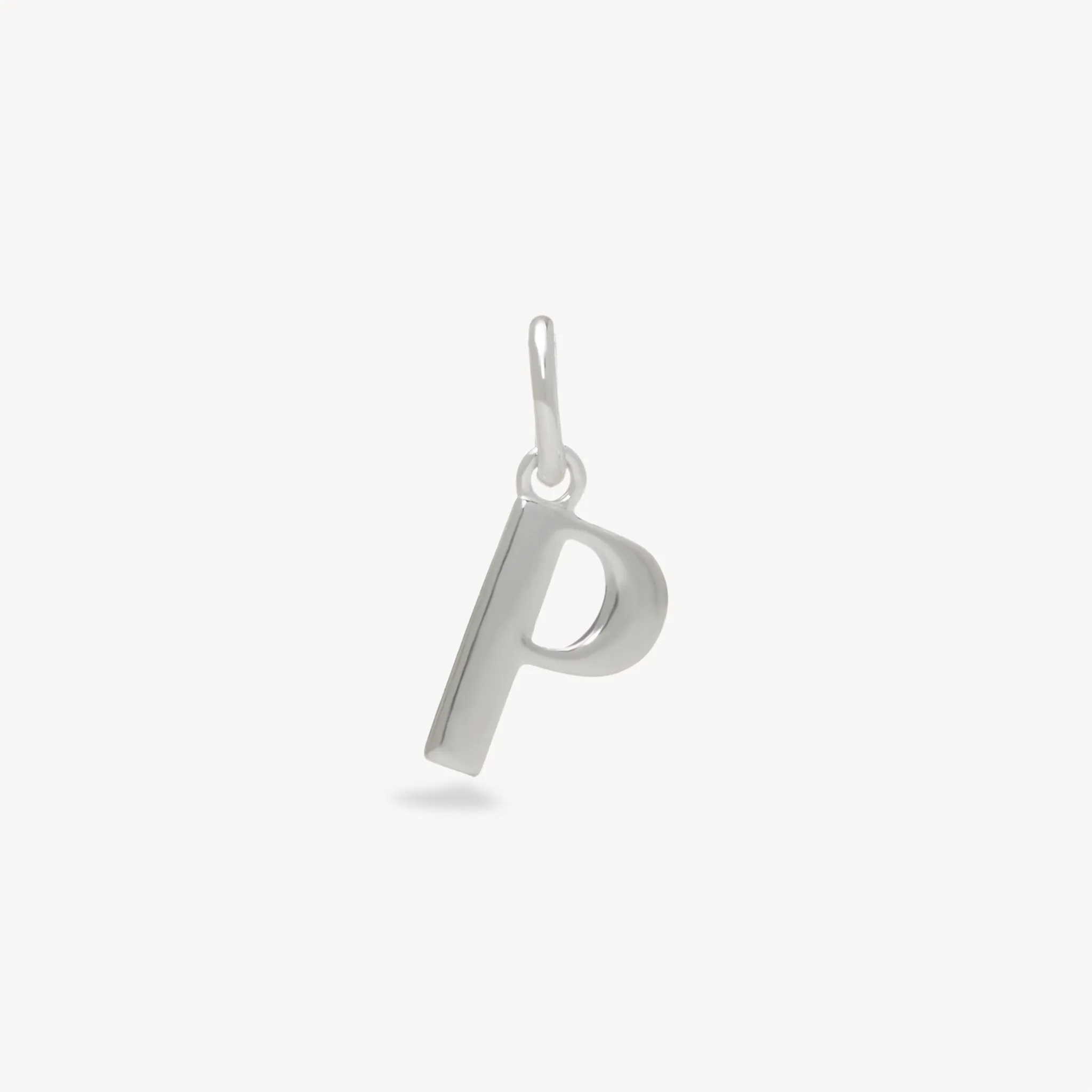 Silver Letter Necklace