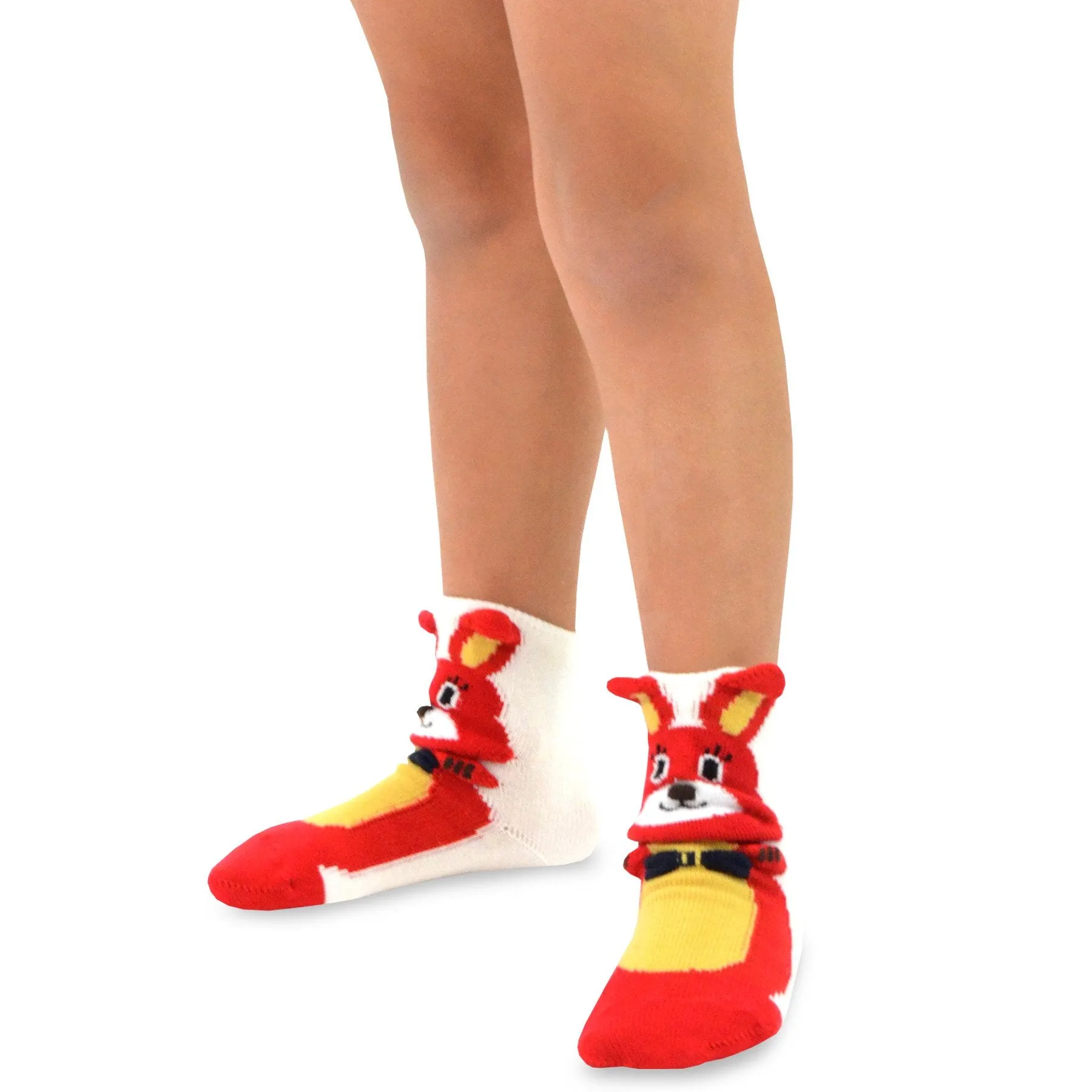 TeeHee Socks Kid's Kangaroo Cotton Short Crew (K1512)