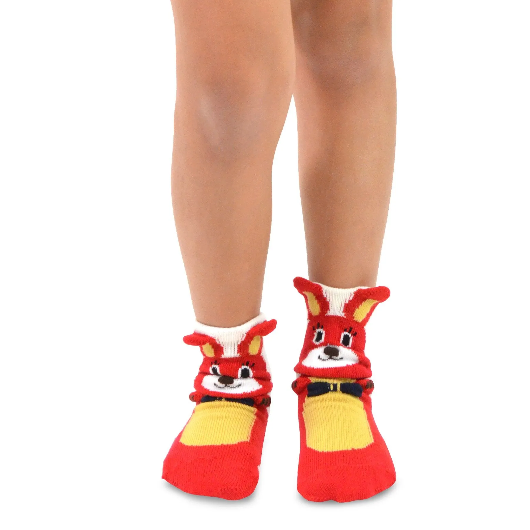 TeeHee Socks Kid's Kangaroo Cotton Short Crew (K1512)