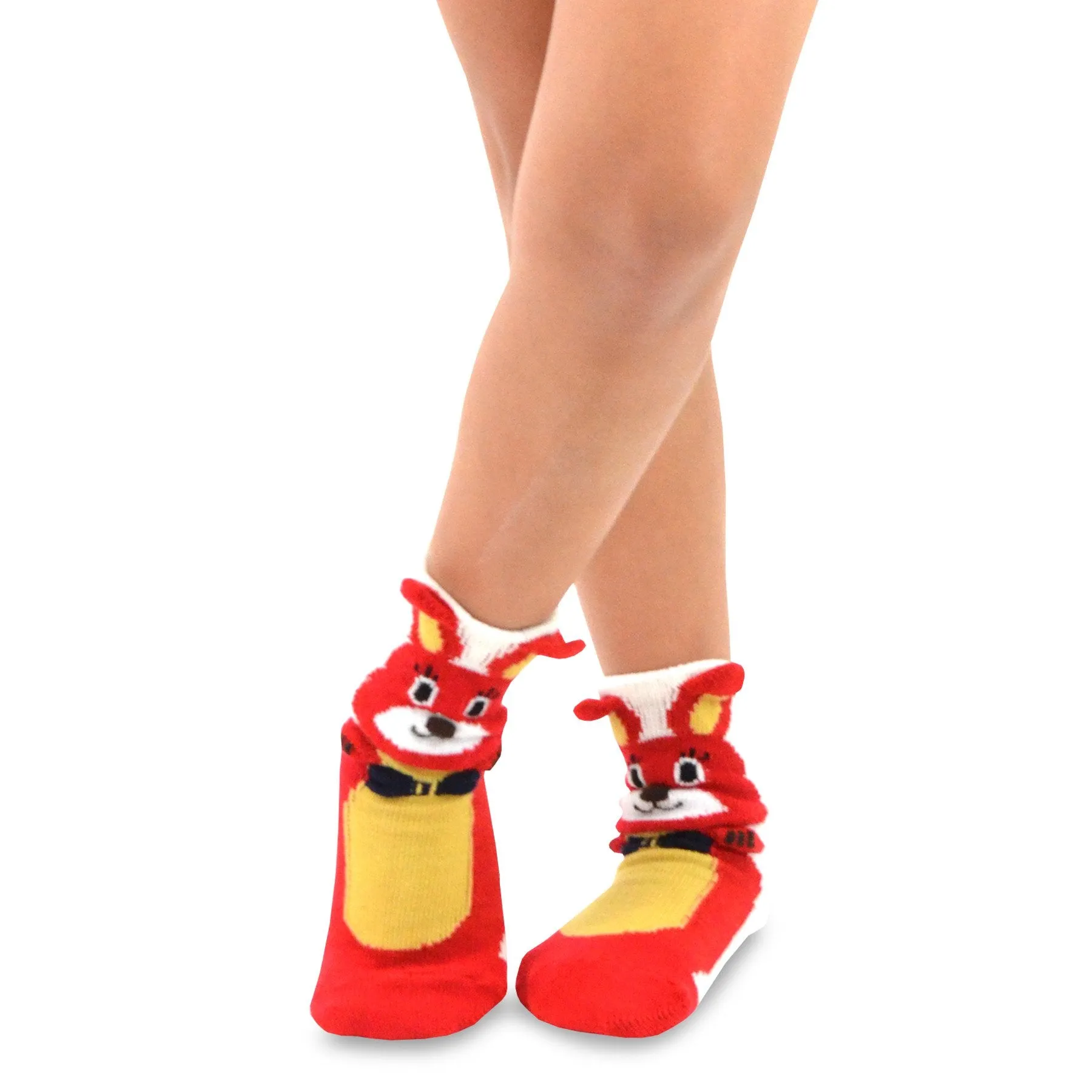 TeeHee Socks Kid's Kangaroo Cotton Short Crew (K1512)