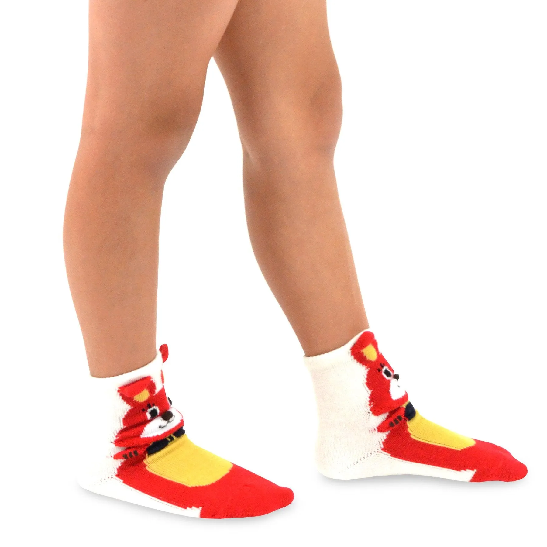 TeeHee Socks Kid's Kangaroo Cotton Short Crew (K1512)