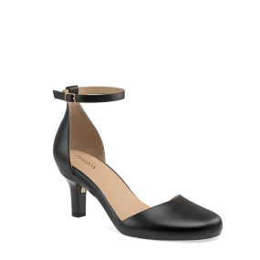 The Jocelyn - Coal Leather 3 Stiletto