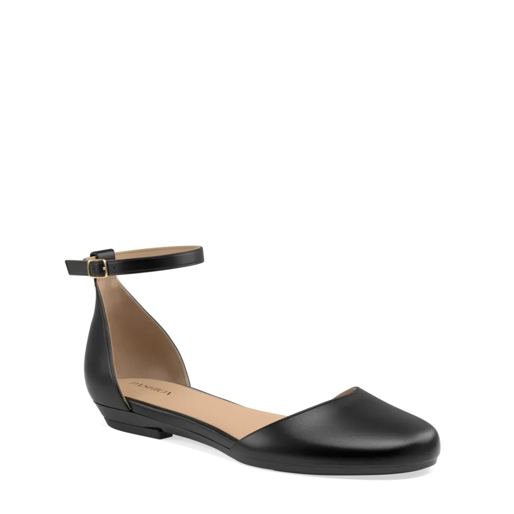 The Jocelyn - Coal Leather 4 Stiletto