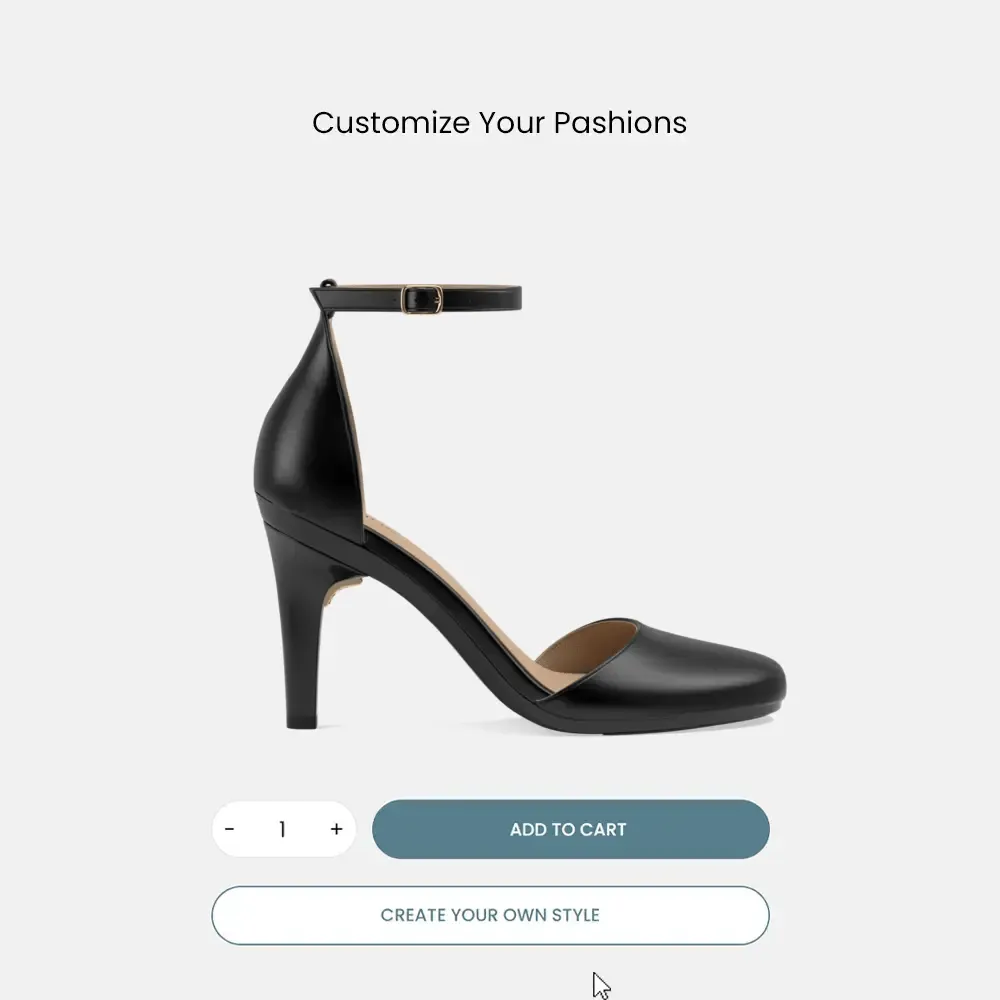 The Jocelyn - Coal Leather 4 Stiletto
