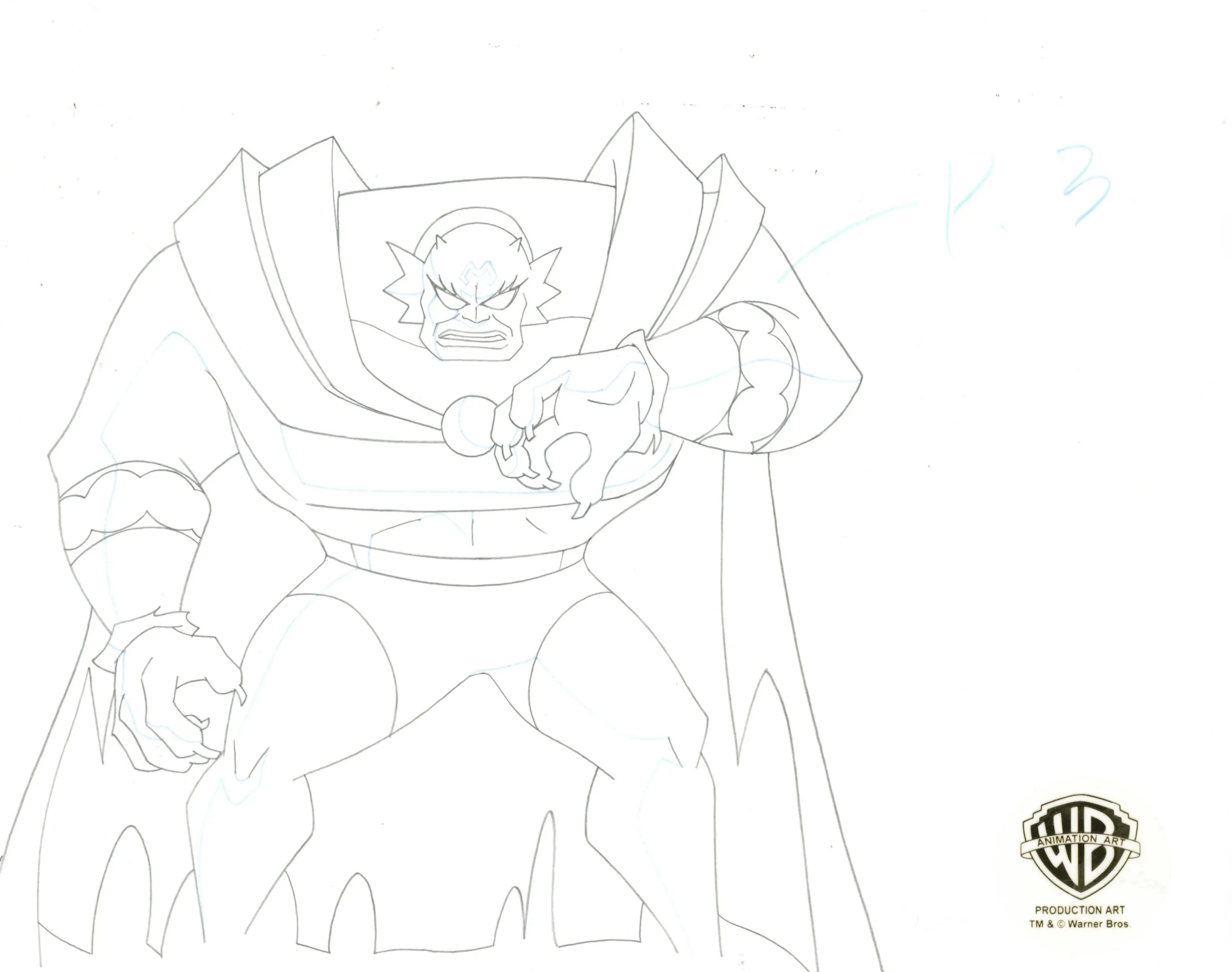 The New Batman Adventures Original Production Drawing: Etrigan