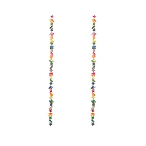 THIALH - Rainbow - Yellow Sterling Silver Earrings