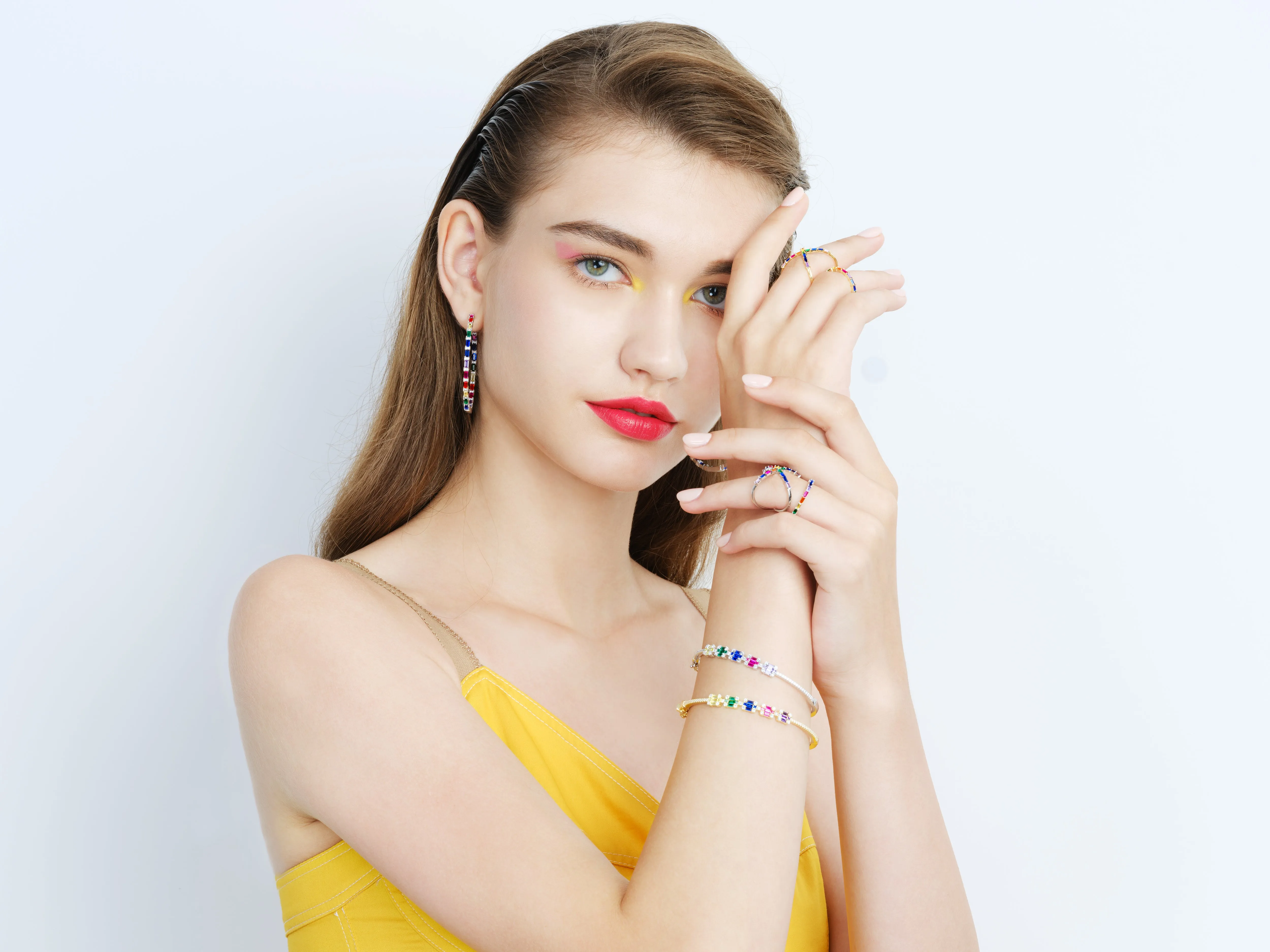 THIALH - Rainbow - Yellow Sterling Silver Ring