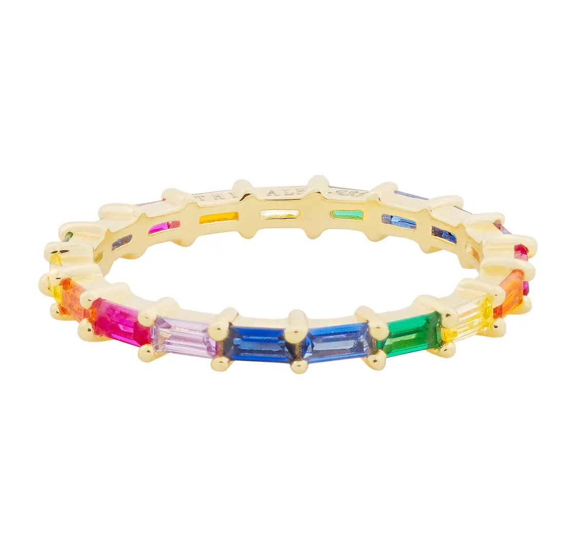 THIALH - Rainbow - Yellow Sterling Silver Ring
