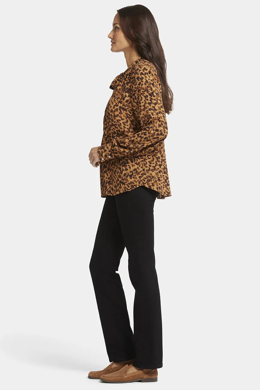 Tie-Neck Blouse Dierenprint | Caterina