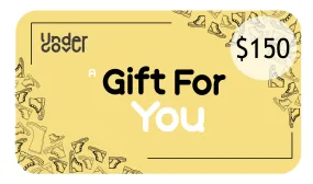 UNDERCOVER GIFT CARD $150