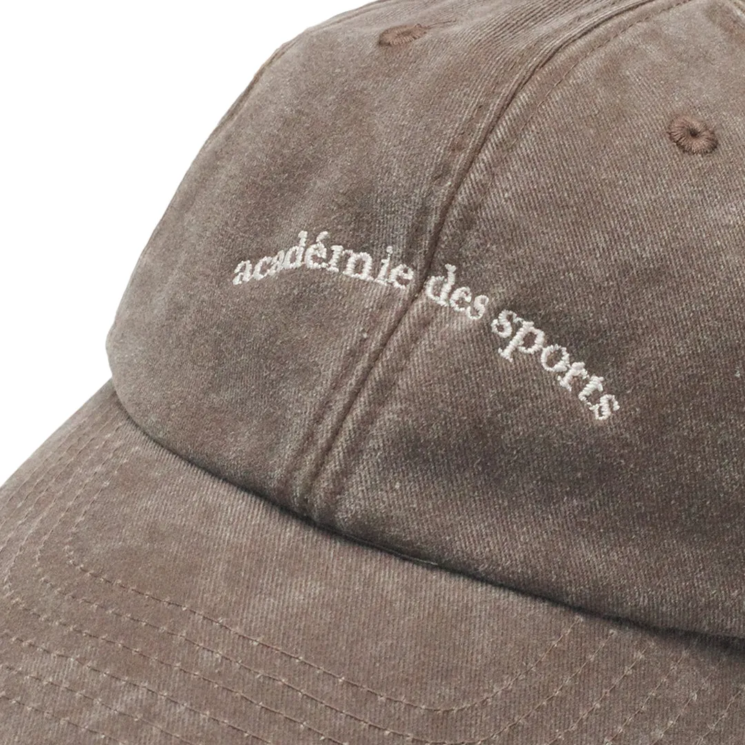 Brown Washed Cap from Vice 84s Académie des Sports - Adjustable and Stylish