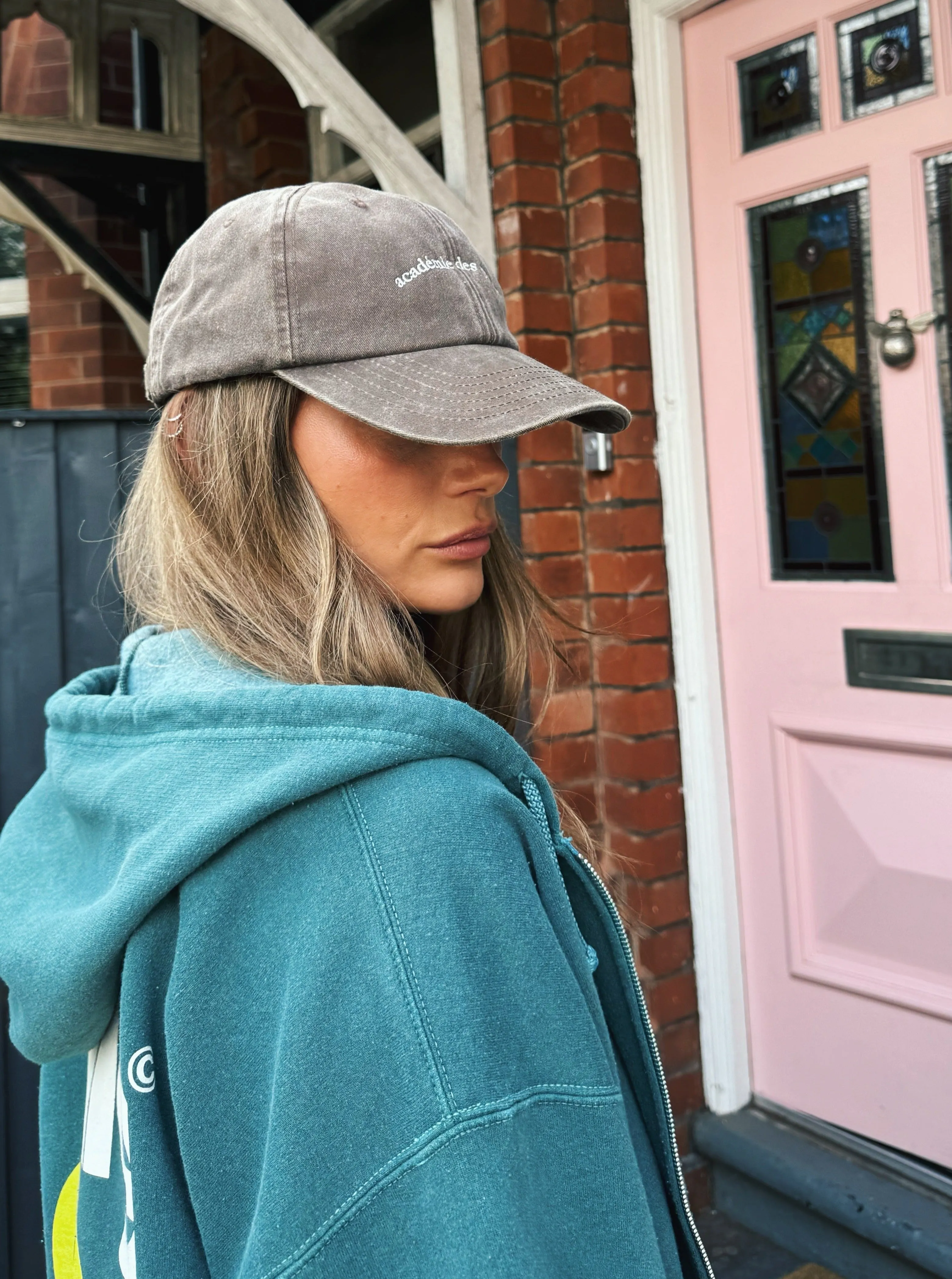 Brown Washed Cap from Vice 84s Académie des Sports - Adjustable and Stylish