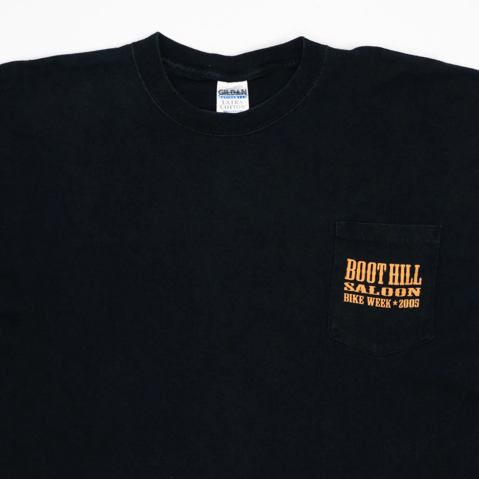 Vintage '05 Black Boot Hill Saloon Daytona Beach Tee (XL)